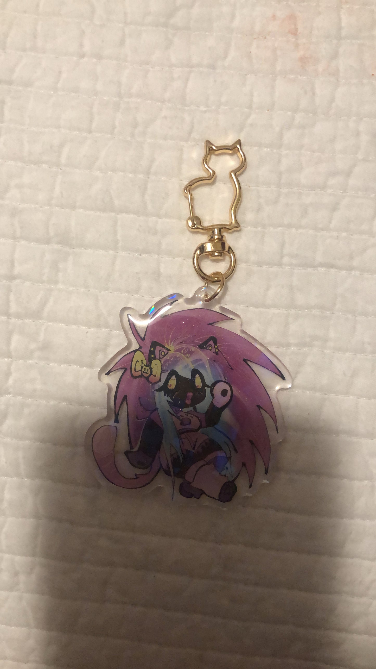 Nehelenia Holo Resin Keychain