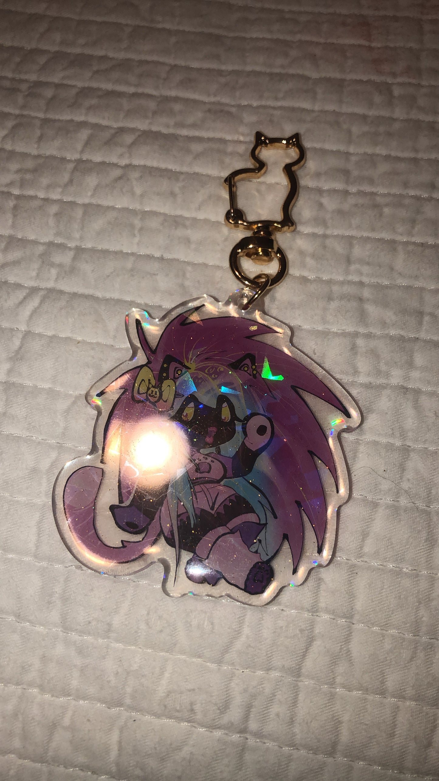 Nehelenia Holo Resin Keychain