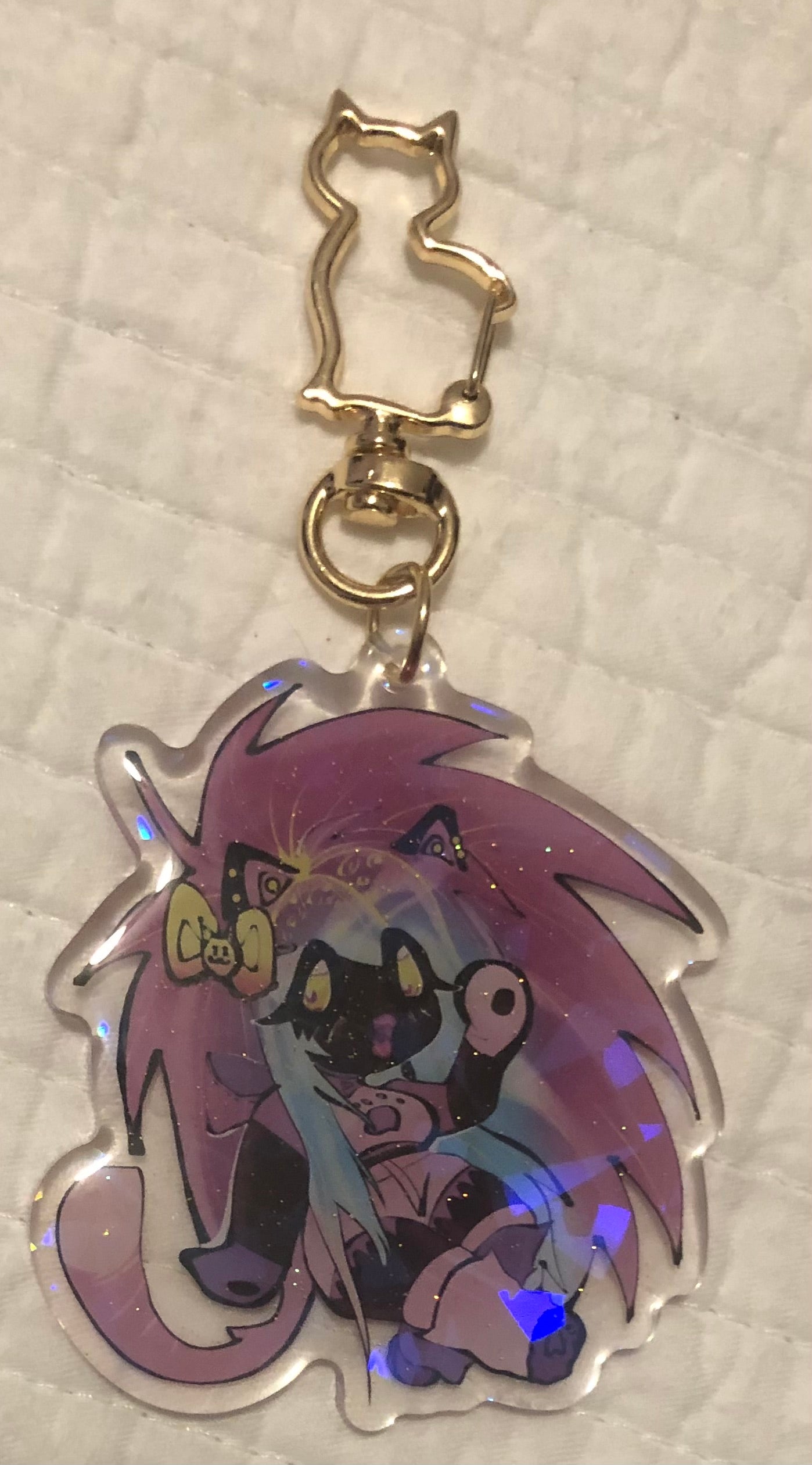 Nehelenia Holo Resin Keychain