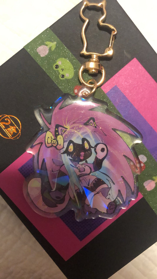 Nehelenia Holo Resin Keychain