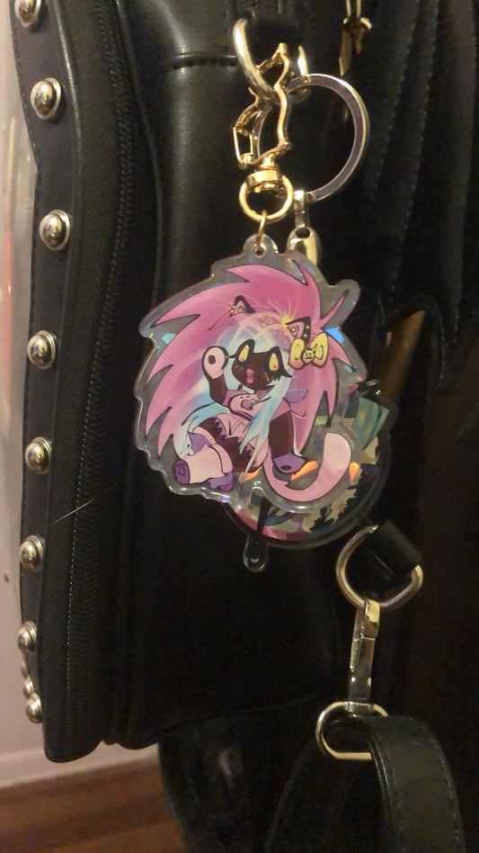Nehelenia Holo Resin Keychain